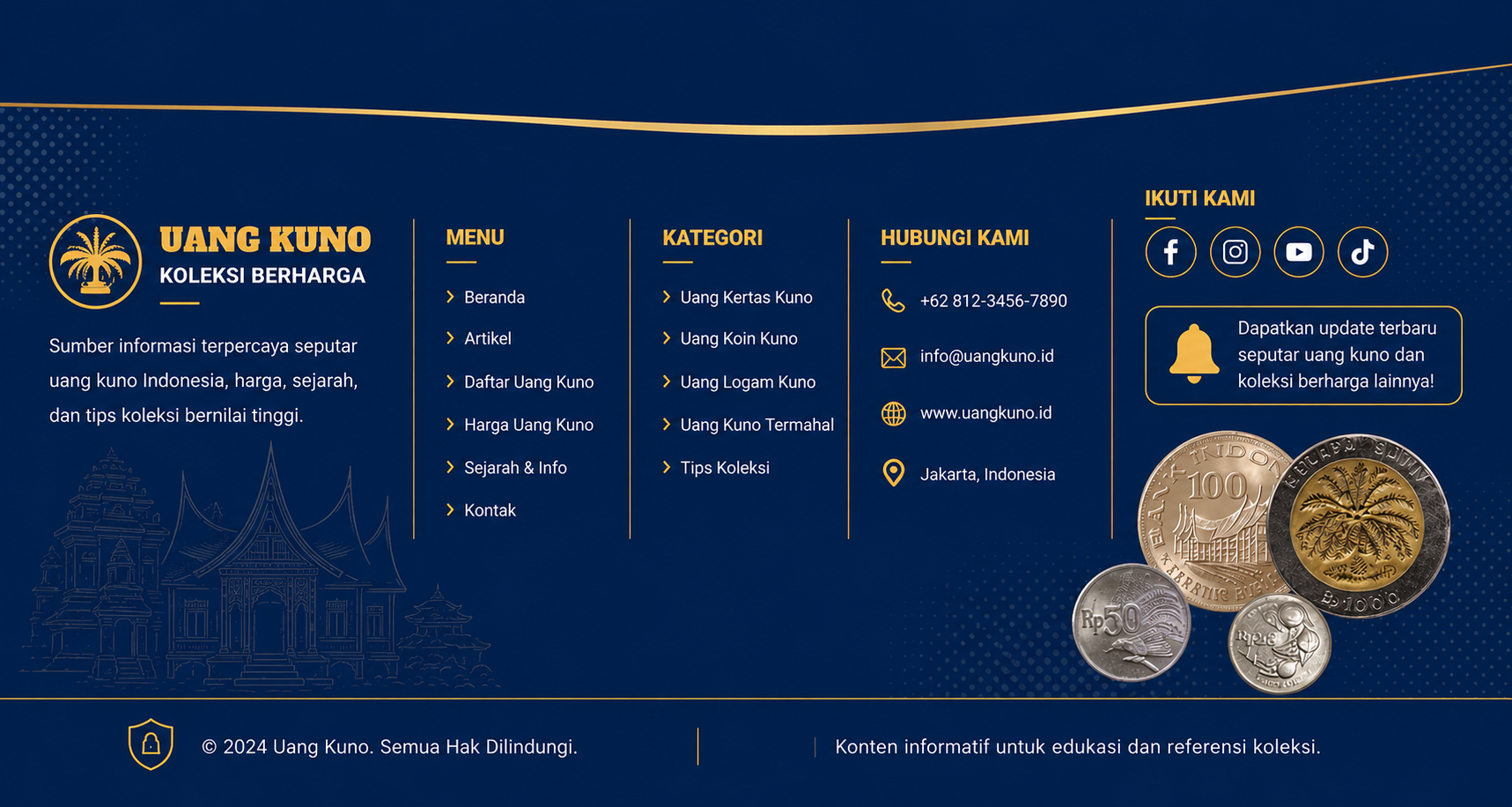 Footer Kolektor Uang Kuno